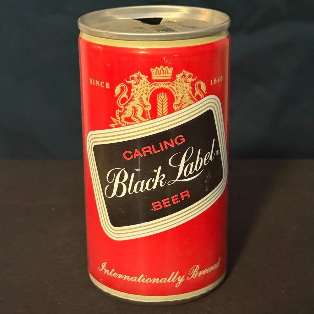 Carling Black Label  vintage beer can